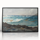 Seascape Realism Art – Waves at Nassau Fine Art Realism Print