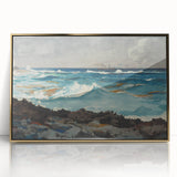 Seascape Realism Art – Waves at Nassau Fine Art Realism Print