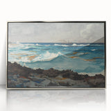 Seascape Realism Art – Waves at Nassau Fine Art Realism Print