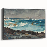 Seascape Realism Art – Waves at Nassau Fine Art Realism Print