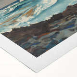 Seascape Realism Art – Waves at Nassau Fine Art Realism Print