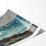 Seascape Realism Art – Waves at Nassau Fine Art Realism Print