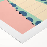 Cute Green Dinosaur Wall Art - Girls Room & Nursery Decor