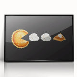 Large abstract wall art featuring autumnal hues on acrylic, framed in black, suitable for modern art wall decor.