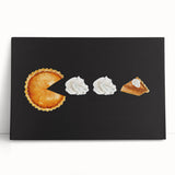 Large black and white stretched canvas featuring a minimalist autumn tree, ideal for kitchen wall art or bedroom decor.
