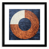 Geometric Circle Living Room Wall Art - Modern Canvas Print