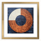 Geometric Circle Living Room Wall Art - Modern Canvas Print