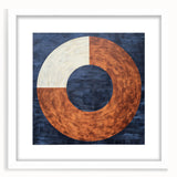 Geometric Circle Living Room Wall Art - Modern Canvas Print