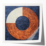 Geometric Circle Living Room Wall Art - Modern Canvas Print