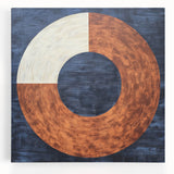 Geometric Circle Living Room Wall Art - Modern Canvas Print