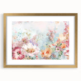 Abstract floral frame art in a gold finish, showcasing intricate designs and textures. Ideal for modern decor, adding elegance to any room's aesthetic.