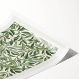 Abstract floral rolled print showcasing vibrant colors and intricate patterns, ideal for home decor. Packaged securely in a durable cardboard tube.