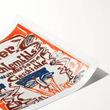 Expressionist Wall Art: Vibrant Abstract Emotional Burst