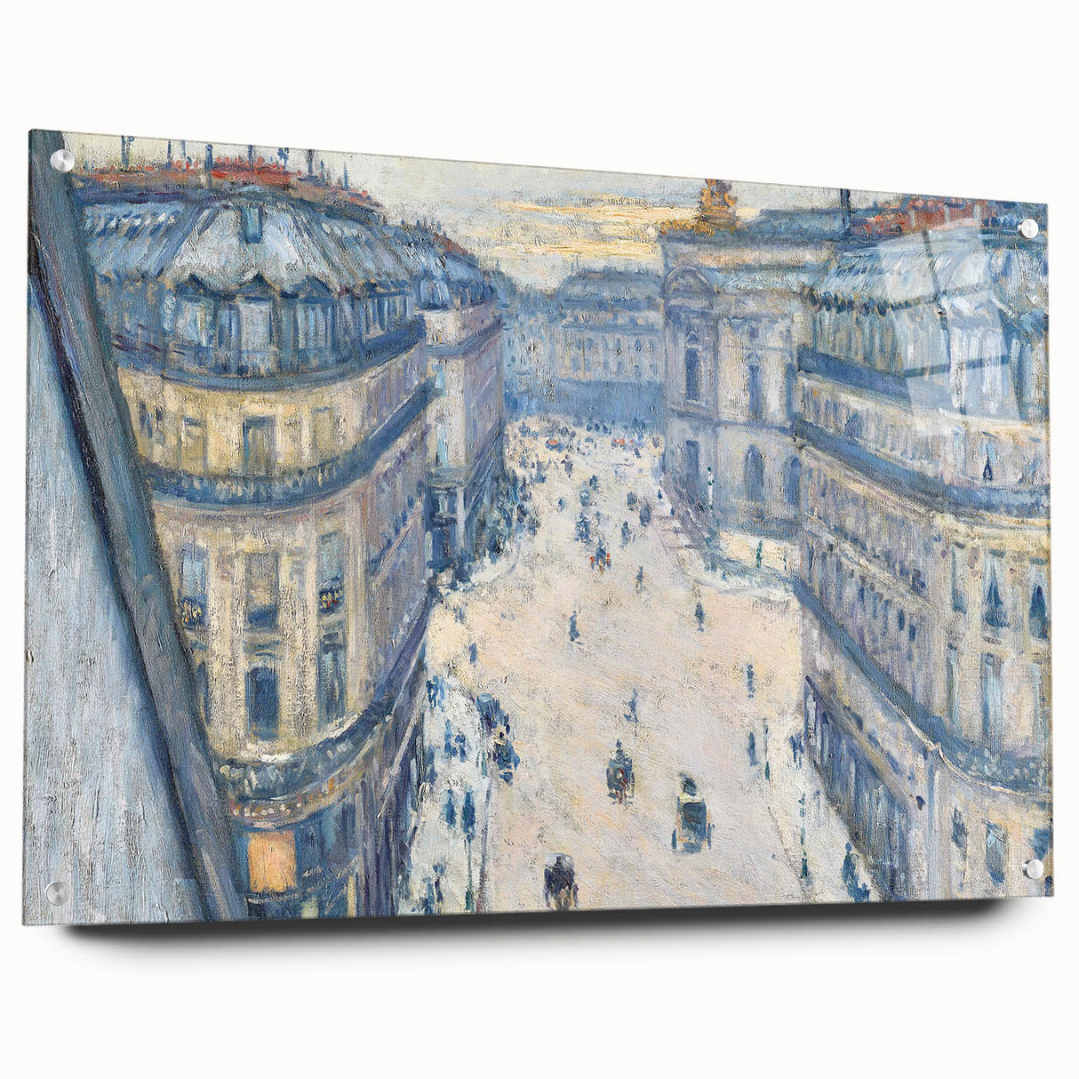 Impressionist Cityscape Wall Art - Caillebotte Paris Street View Print