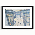 Impressionist Cityscape Wall Art - Caillebotte Paris Street View Print