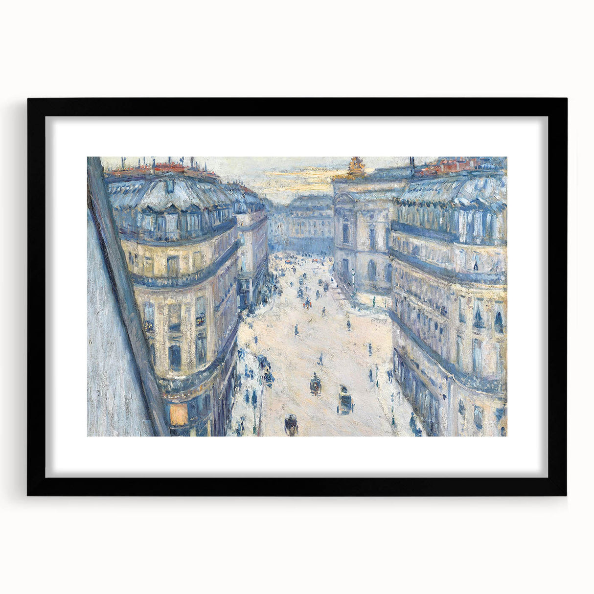 Impressionist Cityscape Wall Art - Caillebotte Paris Street View Print