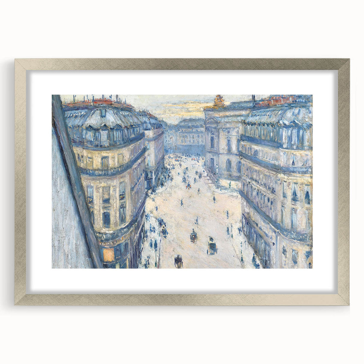 Impressionist Cityscape Wall Art - Caillebotte Paris Street View Print