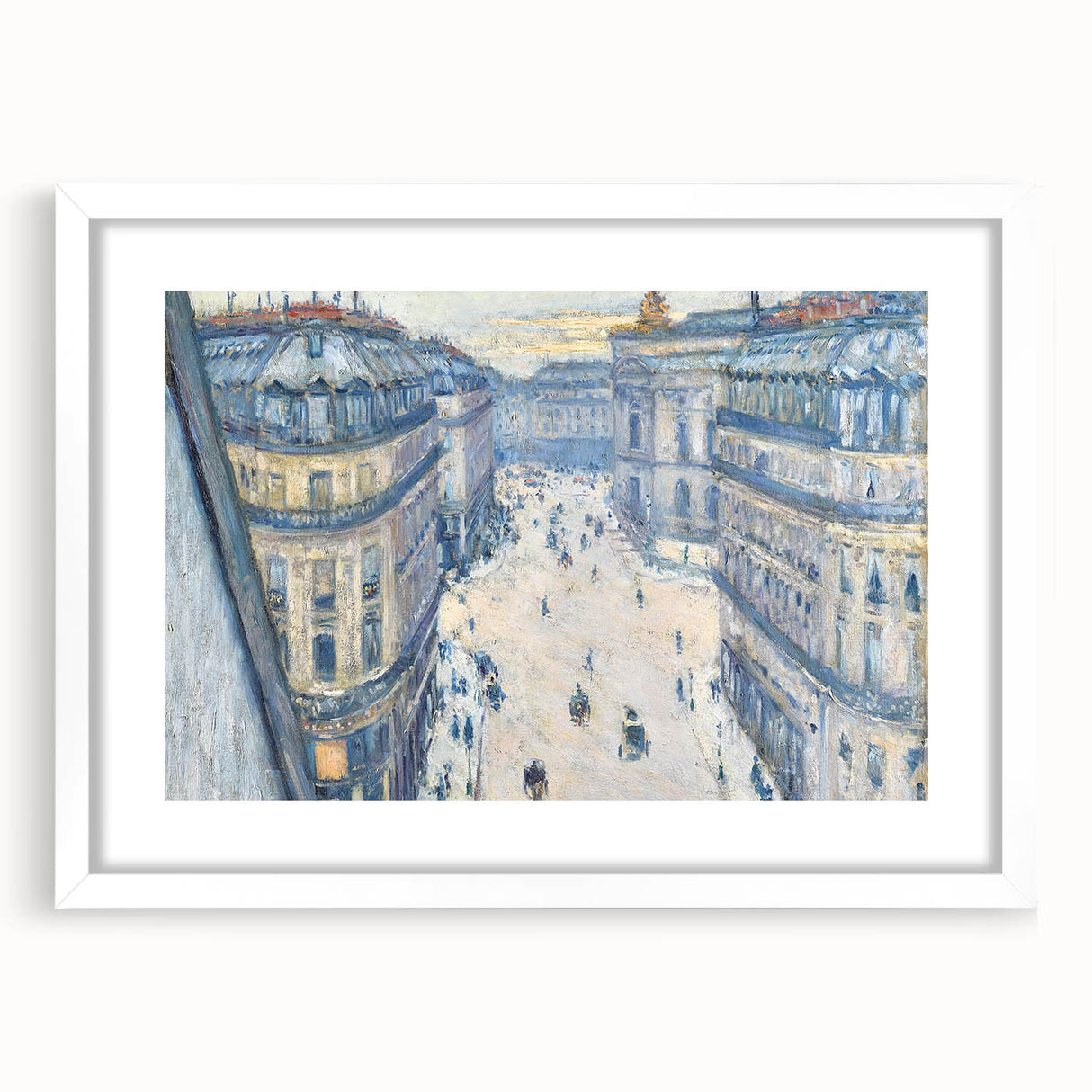 Impressionist Cityscape Wall Art - Caillebotte Paris Street View Print