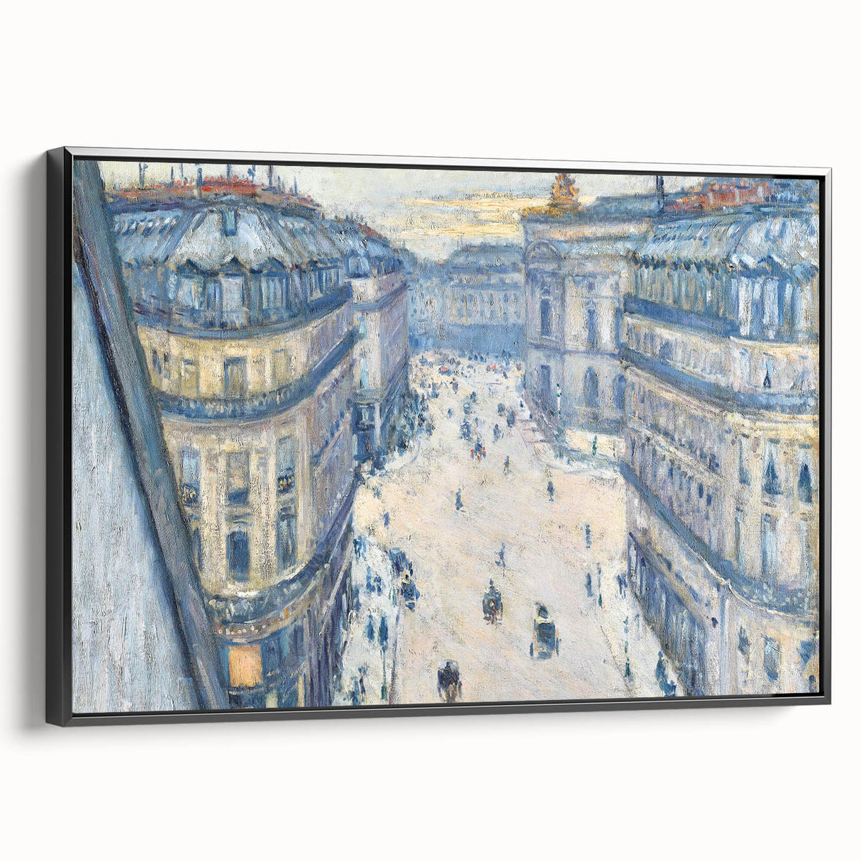 Impressionist Cityscape Wall Art - Caillebotte Paris Street View Print