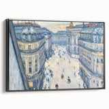 Impressionist Cityscape Wall Art - Caillebotte Paris Street View Print