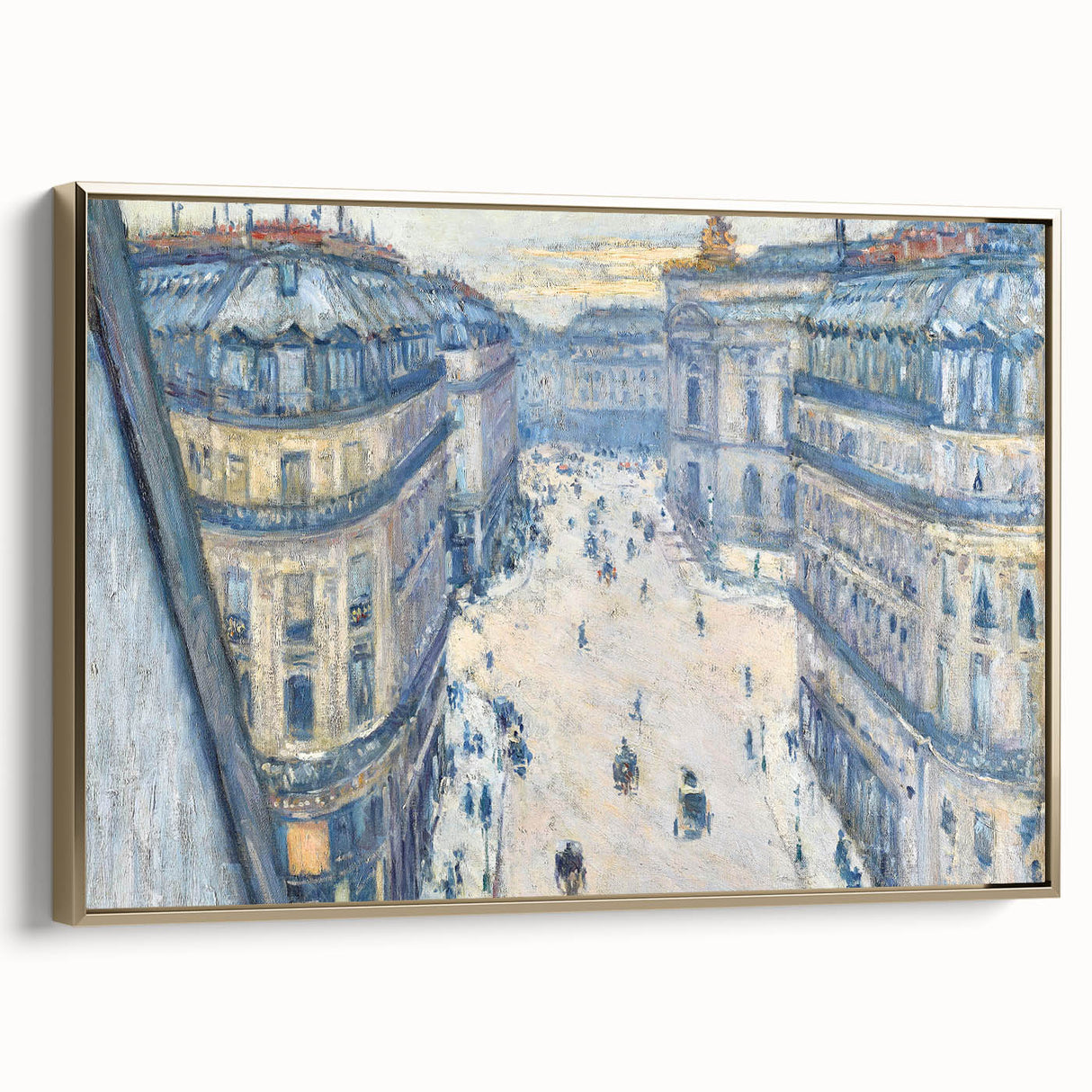 Impressionist Cityscape Wall Art - Caillebotte Paris Street View Print