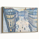 Impressionist Cityscape Wall Art - Caillebotte Paris Street View Print