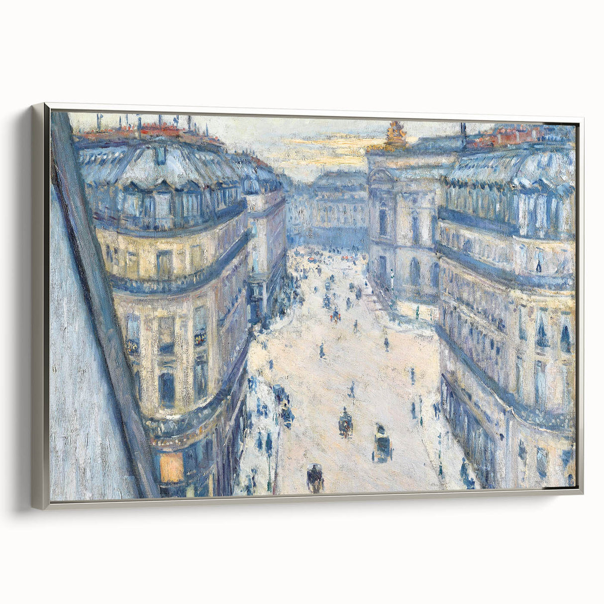 Impressionist Cityscape Wall Art - Caillebotte Paris Street View Print