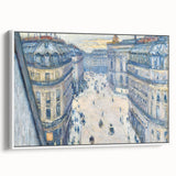 Impressionist Cityscape Wall Art - Caillebotte Paris Street View Print