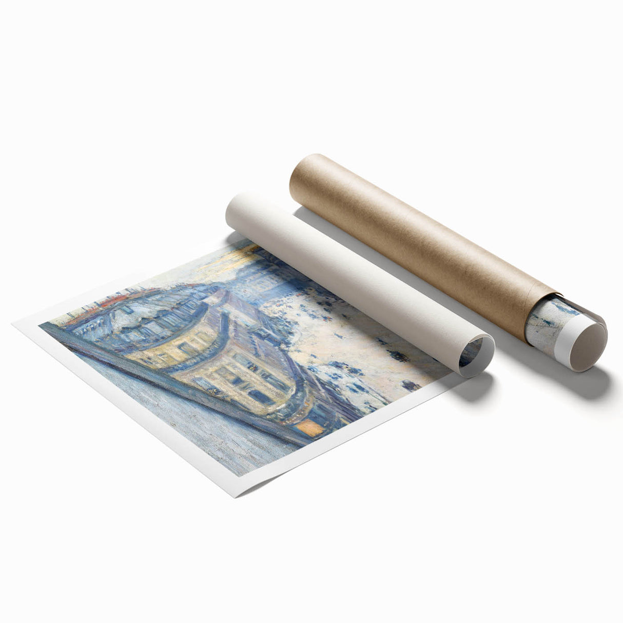 Impressionist Cityscape Wall Art - Caillebotte Paris Street View Print