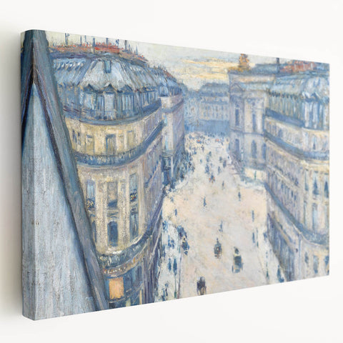 Impressionist Cityscape Wall Art - Caillebotte Paris Street View Print