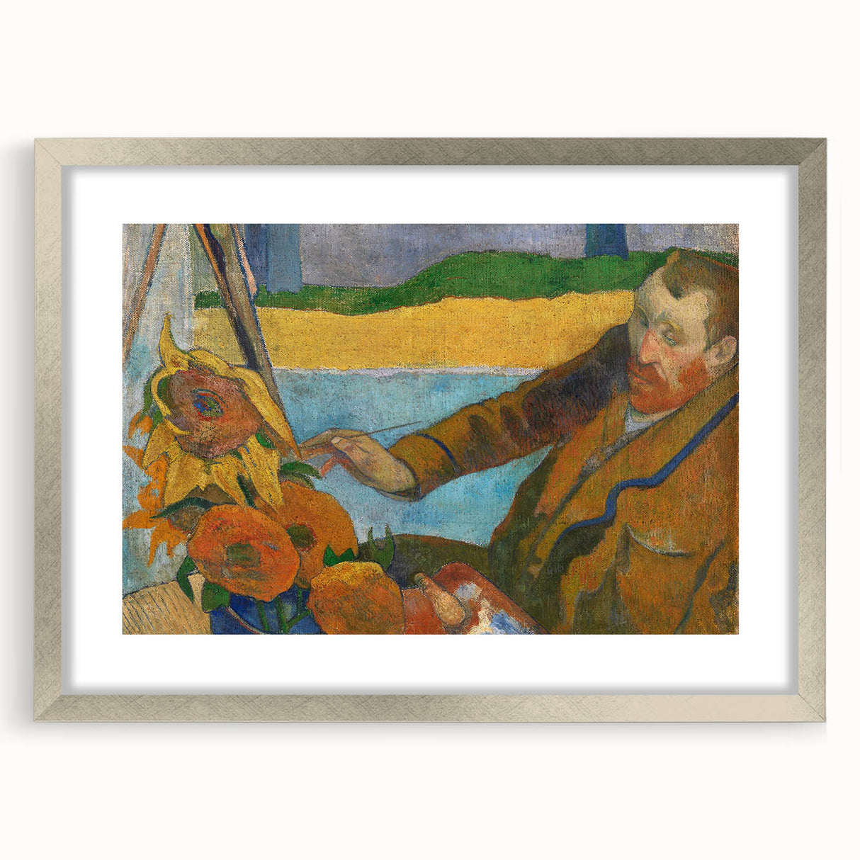 The Painter of Sunflowers - Iconic Modern Wall Art in Warm Tones