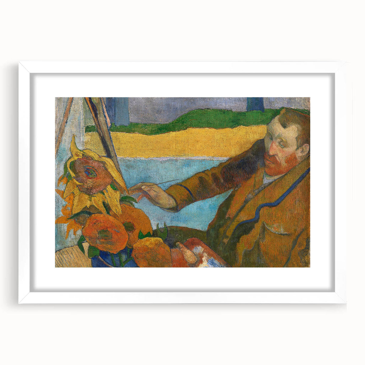 The Painter of Sunflowers - Iconic Modern Wall Art in Warm Tones