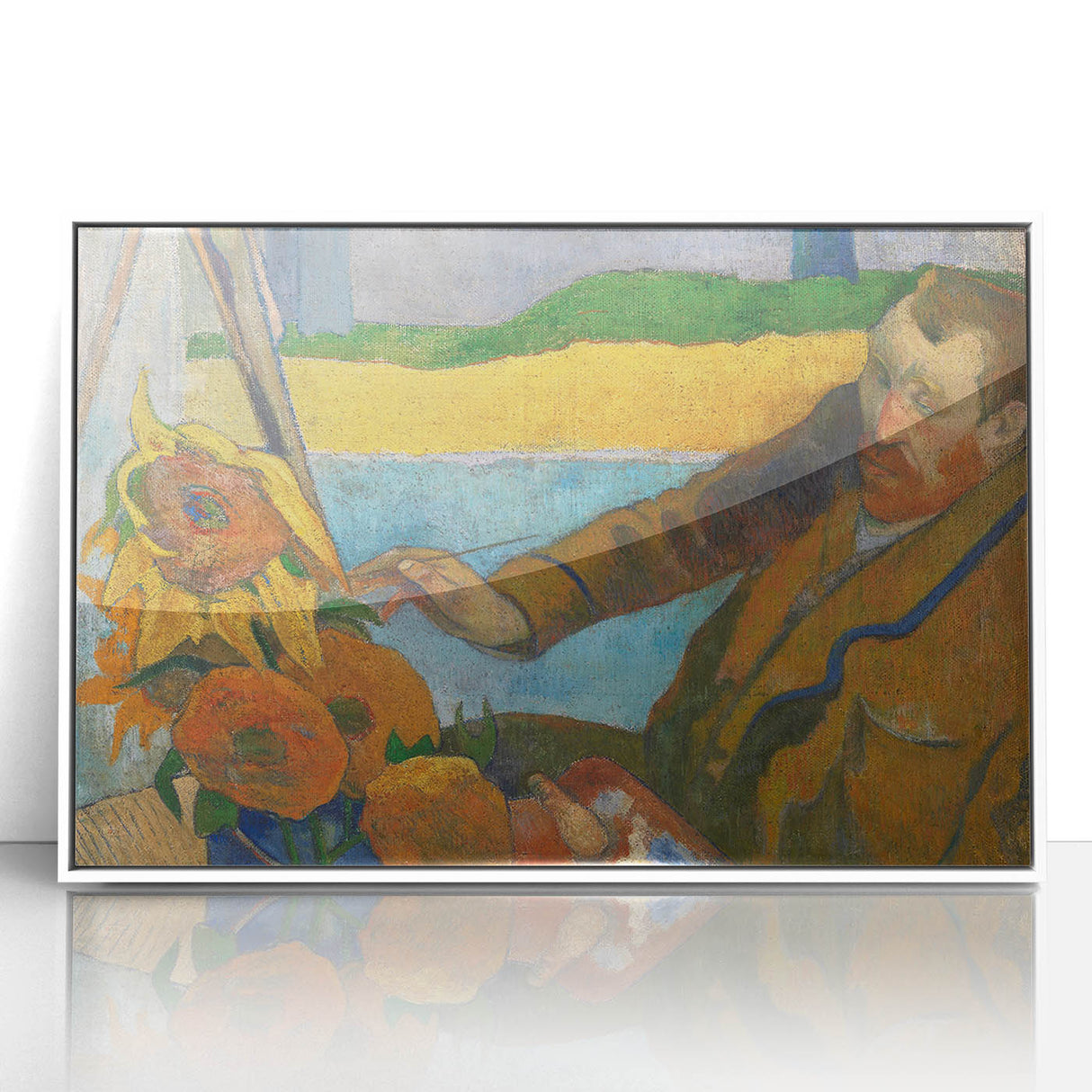 The Painter of Sunflowers - Iconic Modern Wall Art in Warm Tones