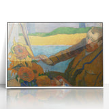 The Painter of Sunflowers - Iconic Modern Wall Art in Warm Tones