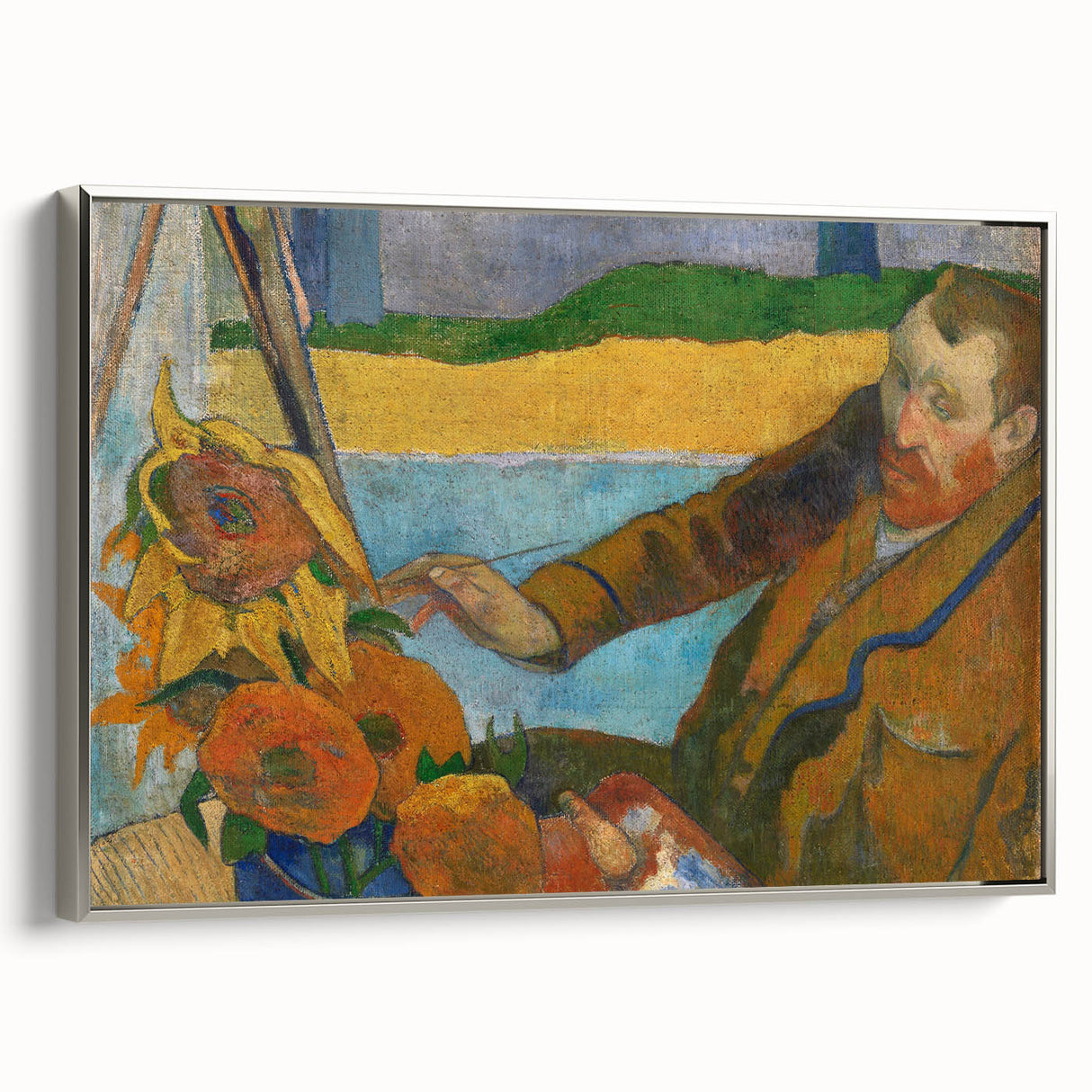 The Painter of Sunflowers - Iconic Modern Wall Art in Warm Tones
