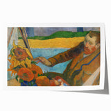 The Painter of Sunflowers - Iconic Modern Wall Art in Warm Tones