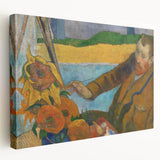 The Painter of Sunflowers - Iconic Modern Wall Art in Warm Tones