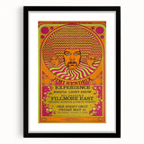 Jimi Hendrix Psychedelic Poster – Vintage Fillmore East Wall Art