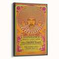 Jimi Hendrix Psychedelic Poster – Vintage Fillmore East Wall Art