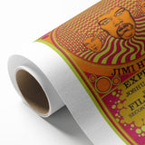 Jimi Hendrix Psychedelic Poster – Vintage Fillmore East Wall Art