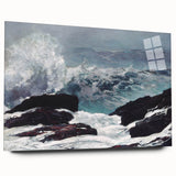 Realism Art Print of Ocean Waves – Northeaster by Winslow Homer