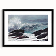 Realism Art Print of Ocean Waves – Northeaster by Winslow Homer
