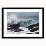 Realism Art Print of Ocean Waves – Northeaster by Winslow Homer