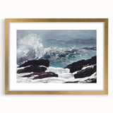 Realism Art Print of Ocean Waves – Northeaster by Winslow Homer