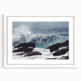 Realism Art Print of Ocean Waves – Northeaster by Winslow Homer