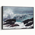 Realism Art Print of Ocean Waves – Northeaster by Winslow Homer