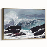 Realism Art Print of Ocean Waves – Northeaster by Winslow Homer