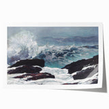 Realism Art Print of Ocean Waves – Northeaster by Winslow Homer