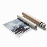 Realism Art Print of Ocean Waves – Northeaster by Winslow Homer