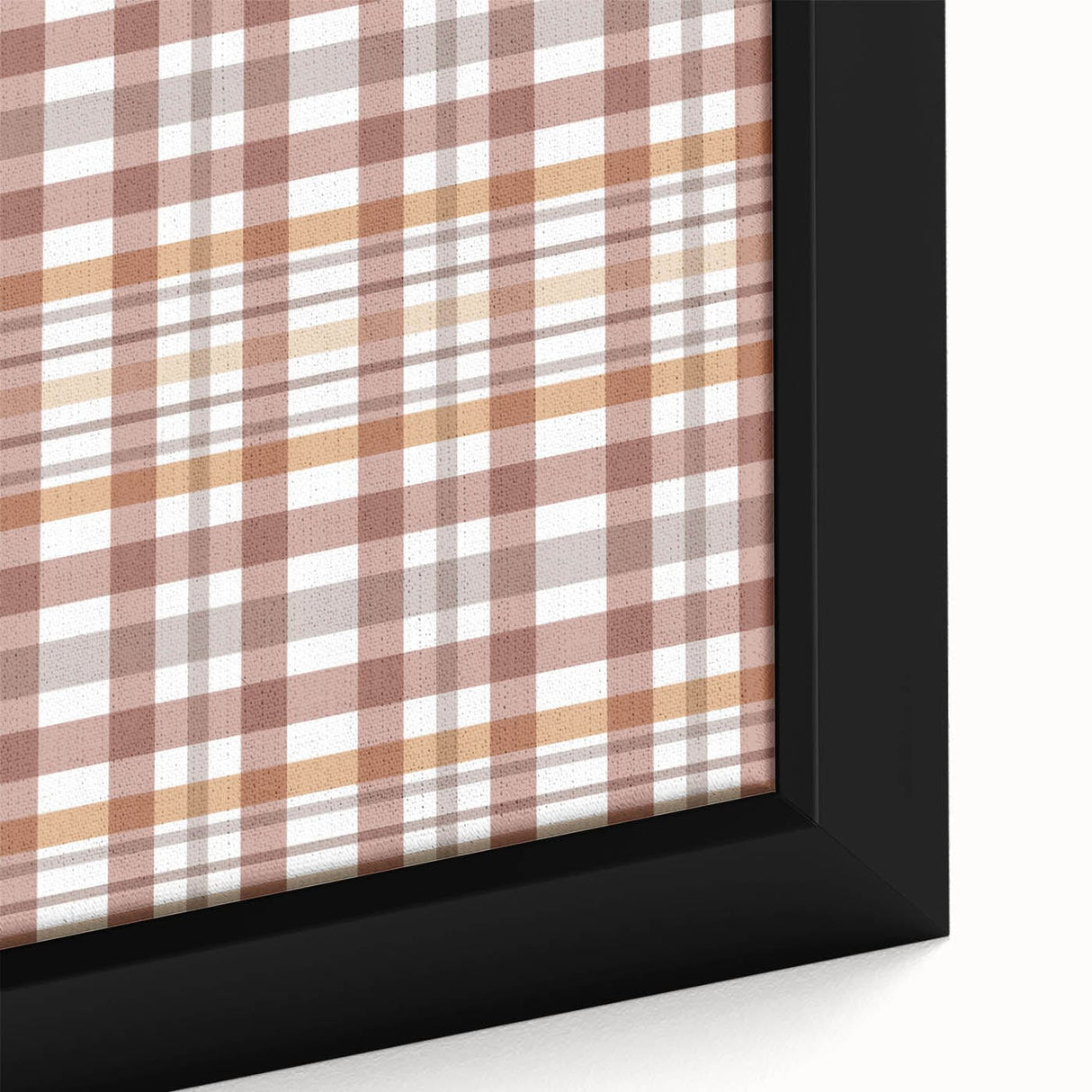 Framed canvas featuring textured black wall art with vibrant fall colors, ideal for living room decor.